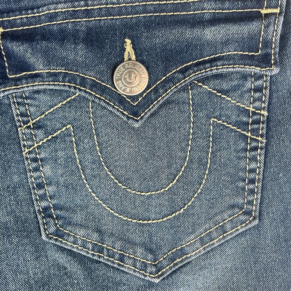 True Religion Y2K Joey Flare Jeans Womens 30 NWT MSRP $164 FLARE BOHO BTC BTS - Picture 8 of 16